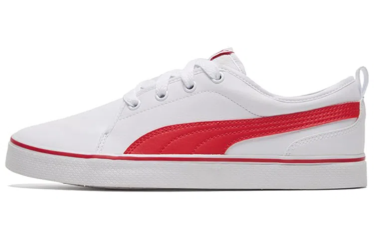 PUMA Low Top White Red