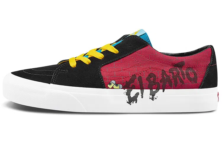 Vans x The Simpsons SK8 Low Black Red
