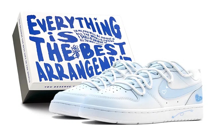 Nike Court Borough Low Light Blue