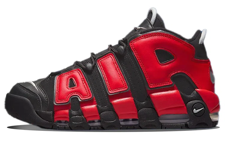 Nike Air More Uptempo Black Red Blue