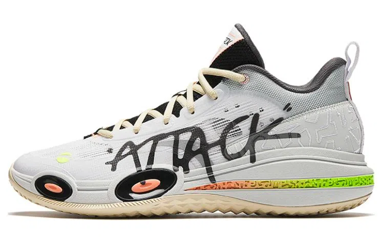 Anta Raid 1 White Grey Green