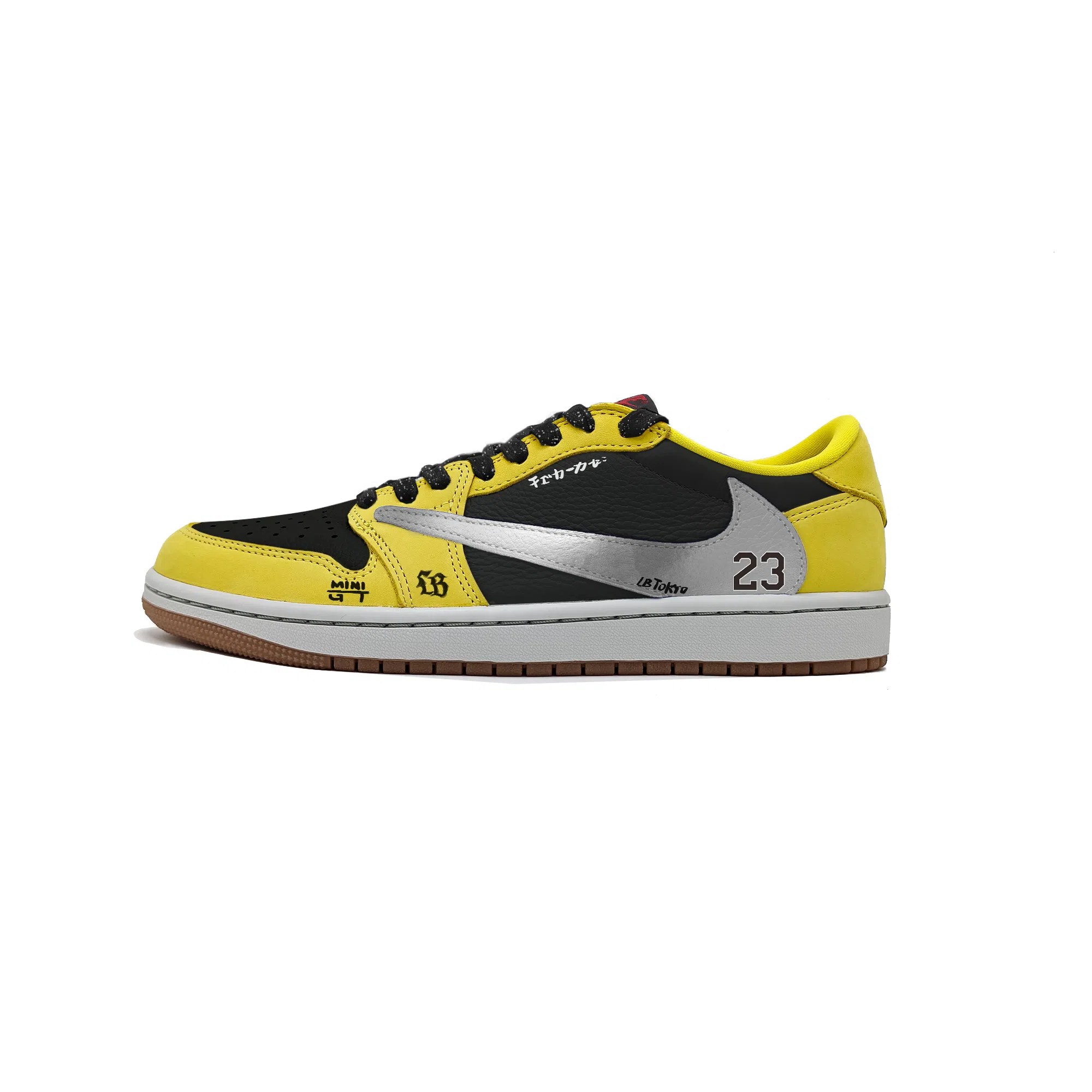Travis Scott x Air Jordan 1 Low "Cool Yellow Black"