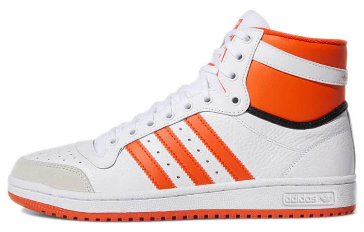 adidas Top Ten White Orange