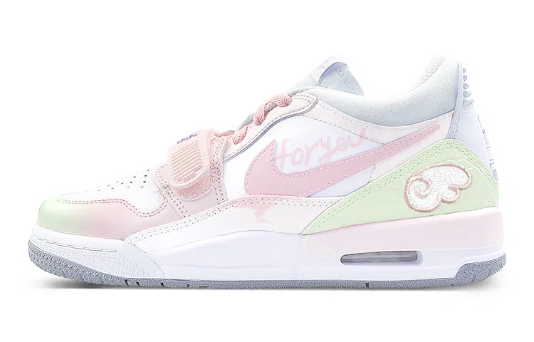 Jordan Legacy 312 Low White Pink Green