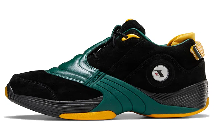 Reebok Answer V Black Green Yellow