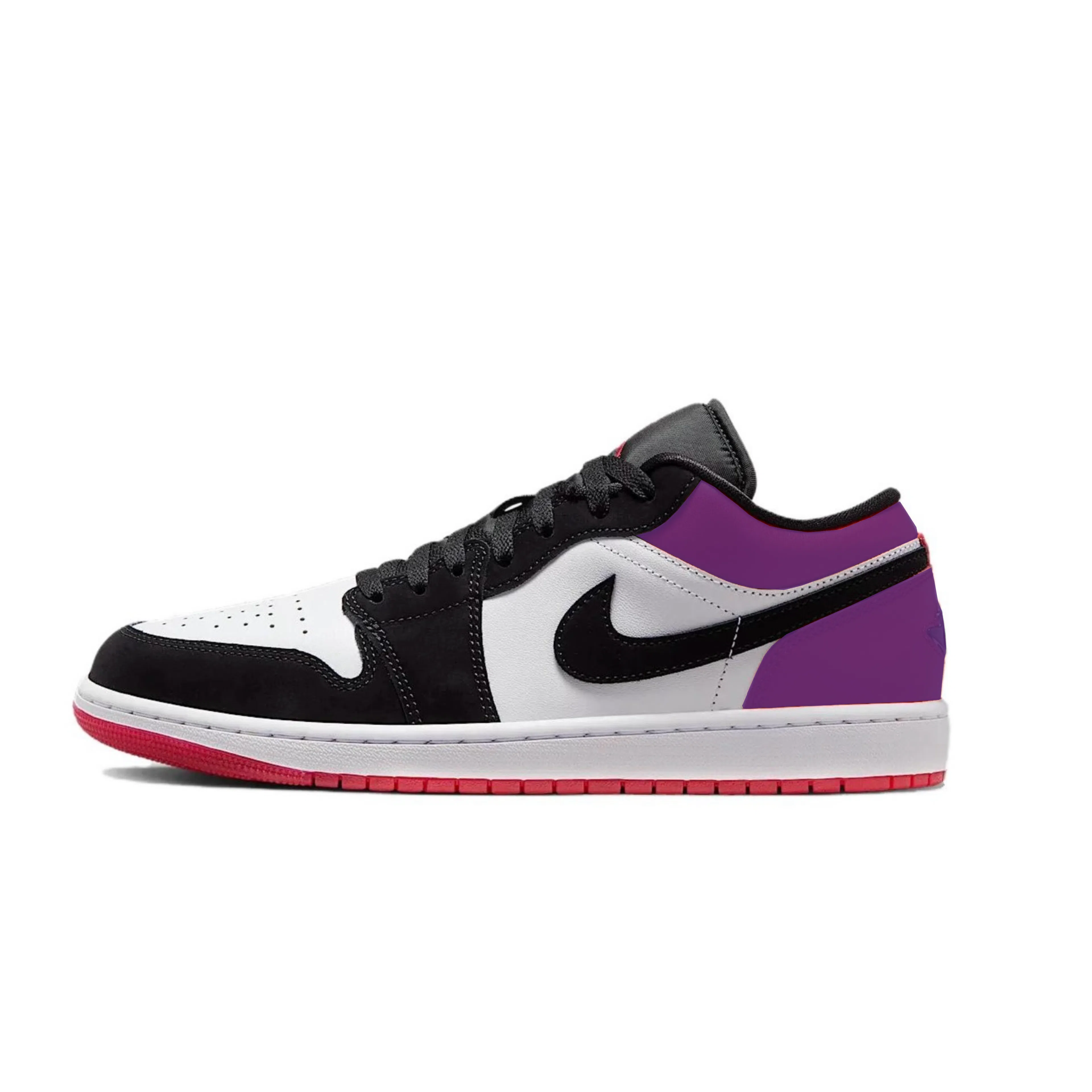 Jordan Air Jordan 1 Low "Black Purple Toe"