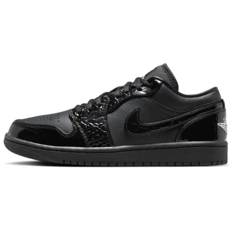 Jordan Air Jordan 1 Low "Black Croc"