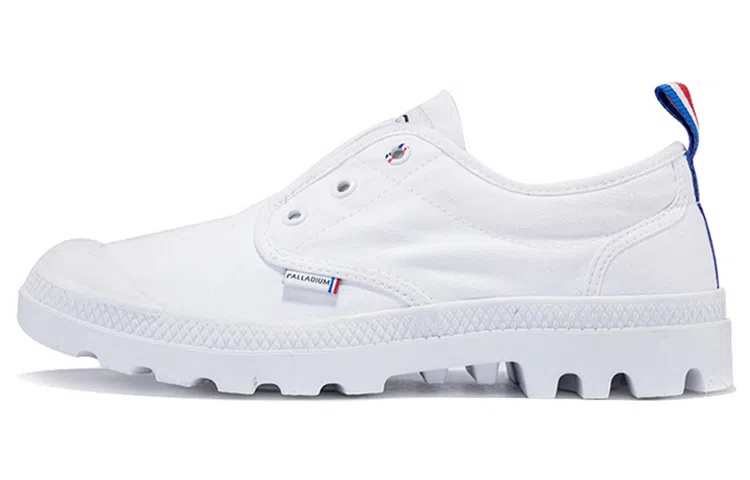 Palladium Pampa Oxford Slip On White