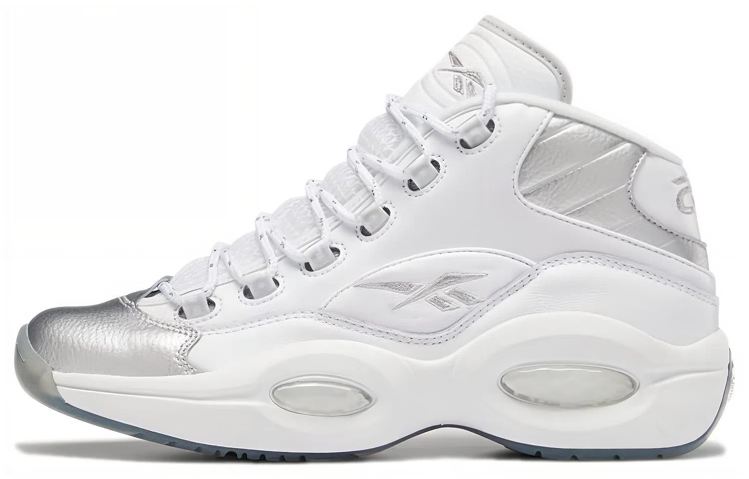 Reebok Question Mid "25th Anniversary" White Silver
