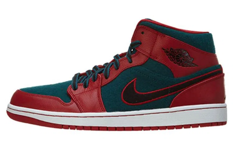 Jordan Air Jordan 1 Mid Gym Red/Black-Dark Sea