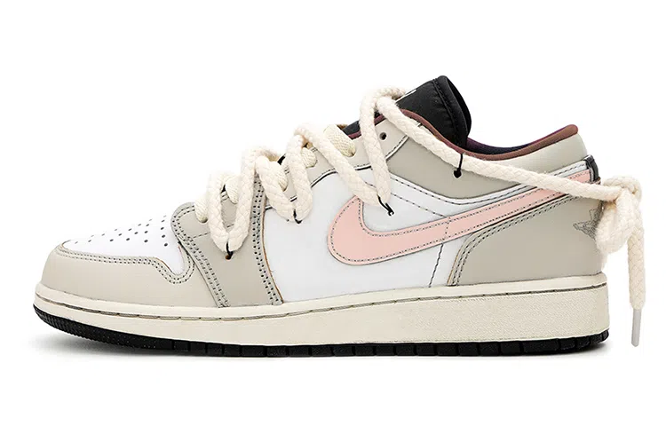 Jordan Air Jordan 1 Low GS Grey Pink