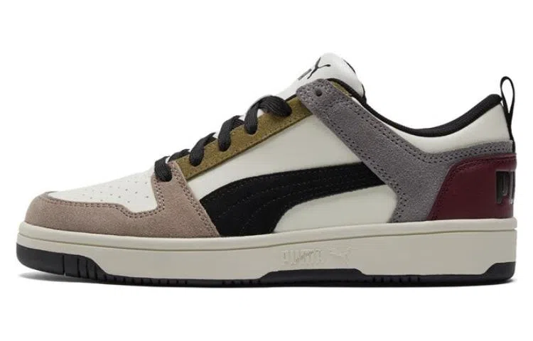 PUMA Rebound Layup Lo Black White Brown