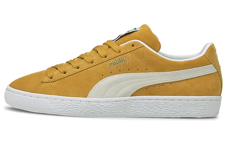 PUMA Suede Classic XXI Yellow Khaki White