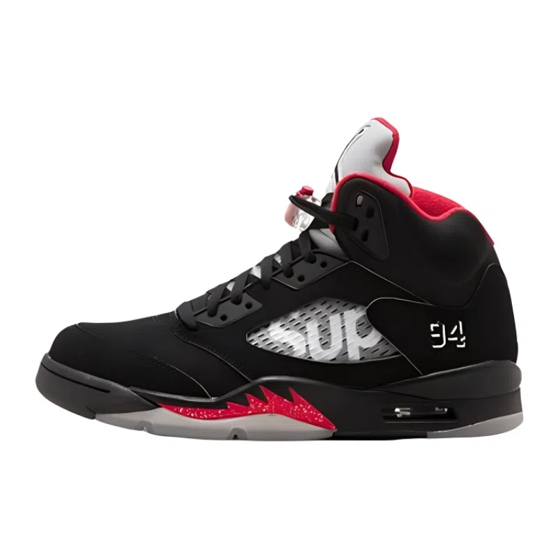 Supreme x Air Jordan 5 Retro Black