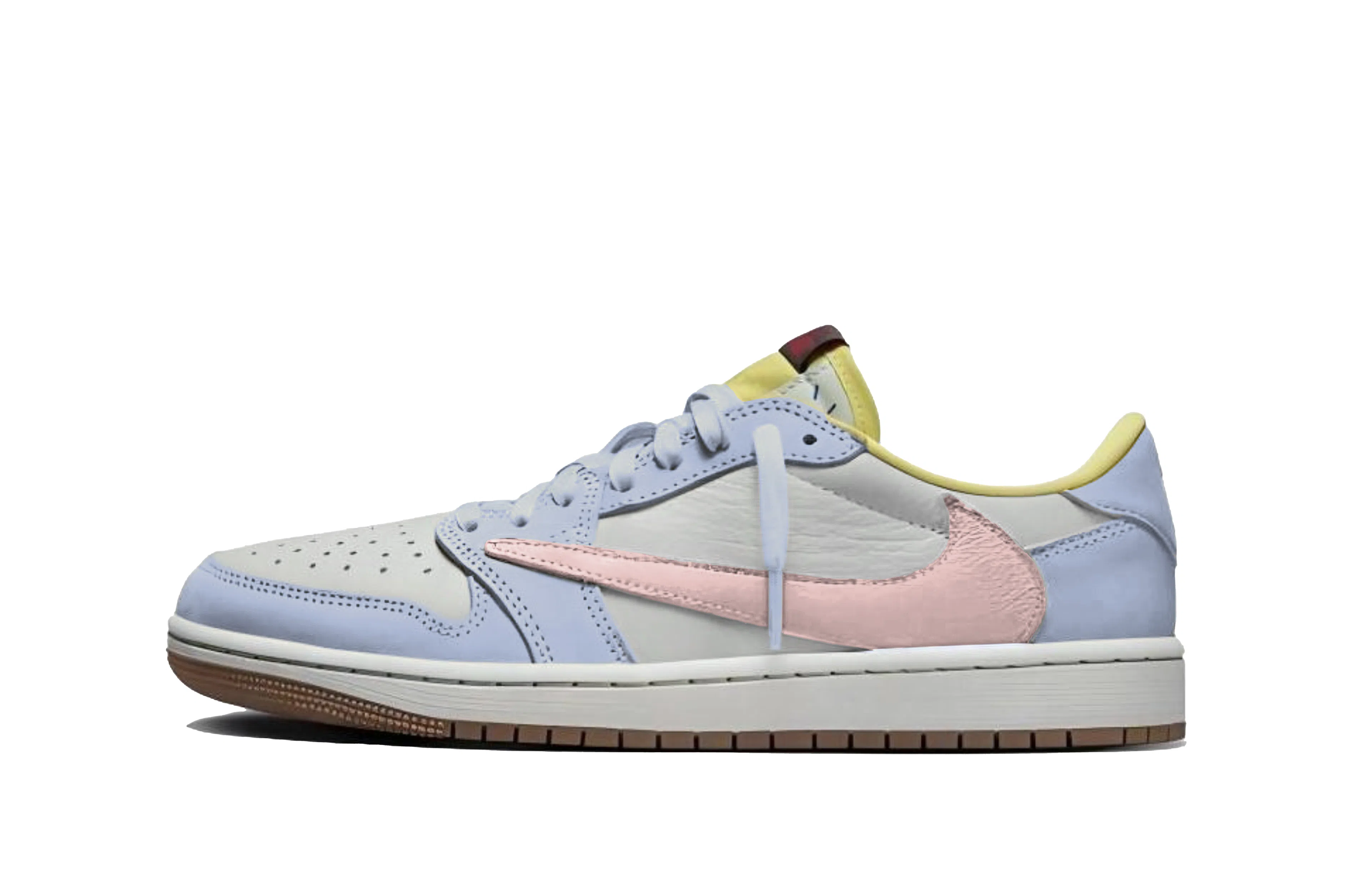 Travis Scott x Air Jordan 1 Low Blue Pink