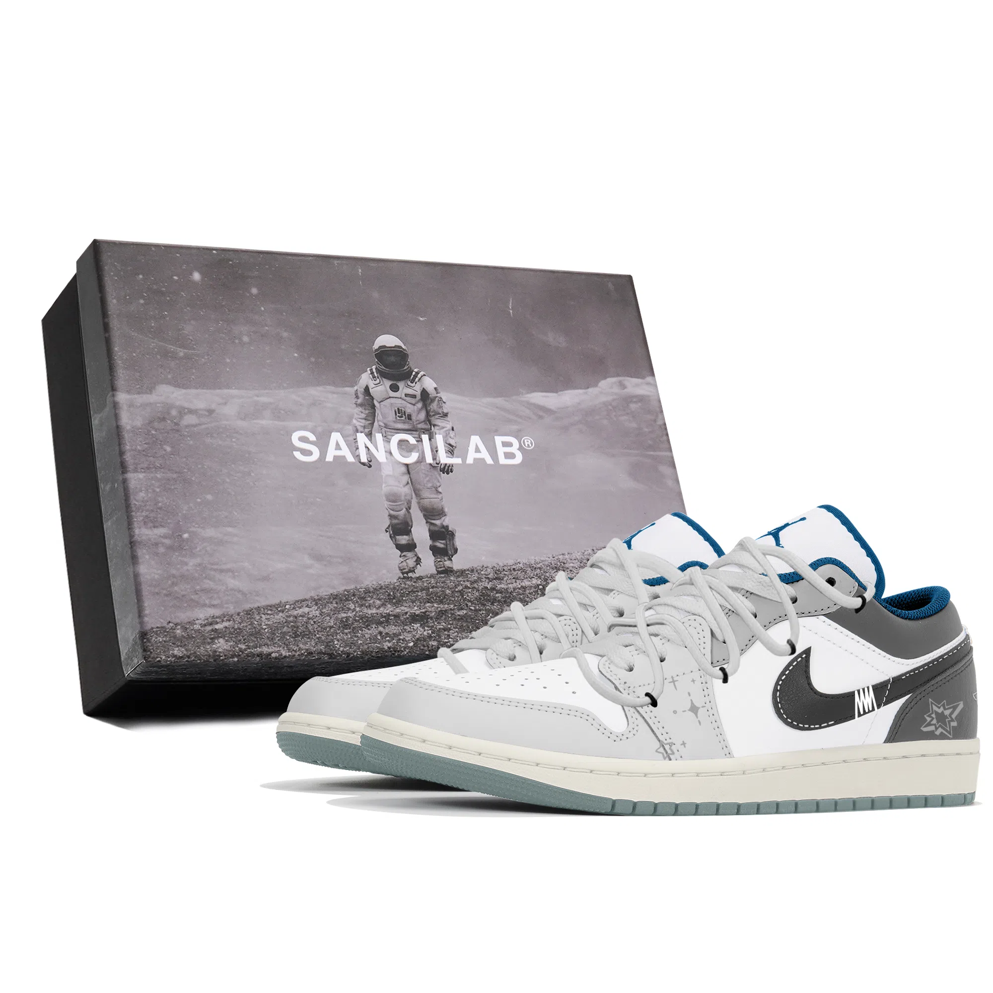 Jordan Air Jordan 1 Low Grey White