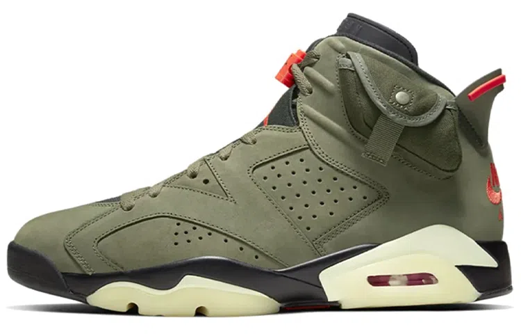 Travis Scott x Air Jordan 6 "Medium Olive"
