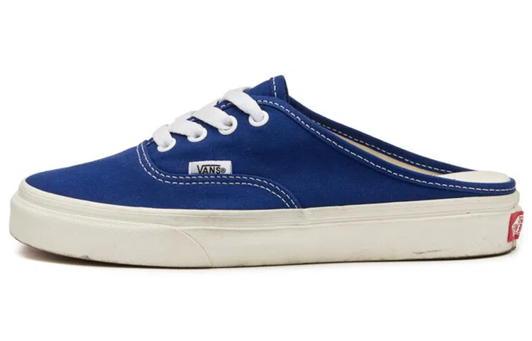 Vans Authentic Canvas Mule White Blue