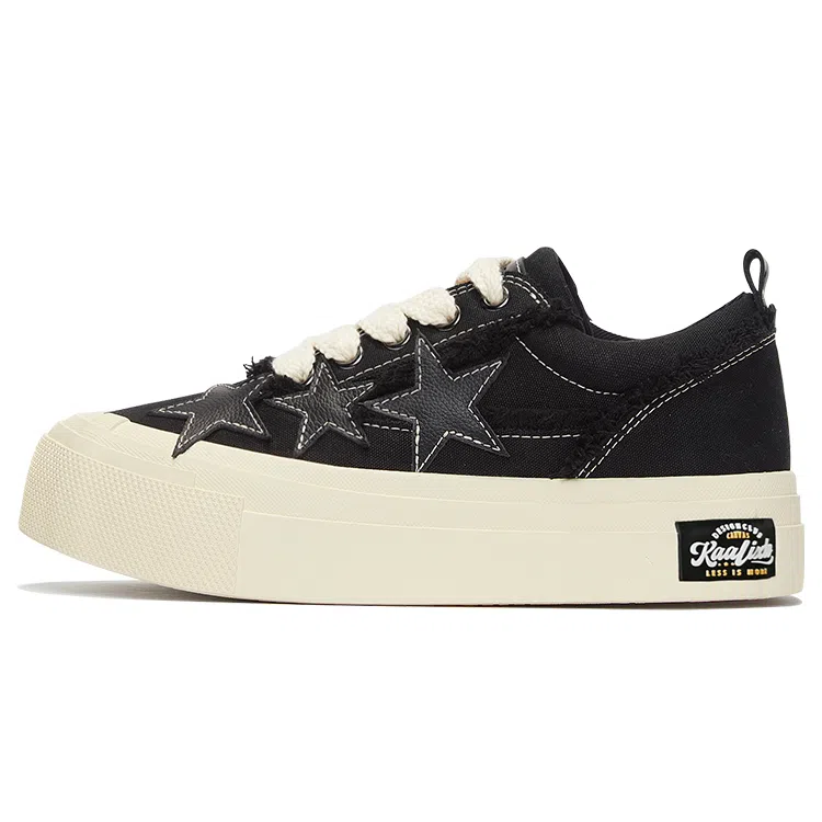 KAALIXTO Lows Black Leather