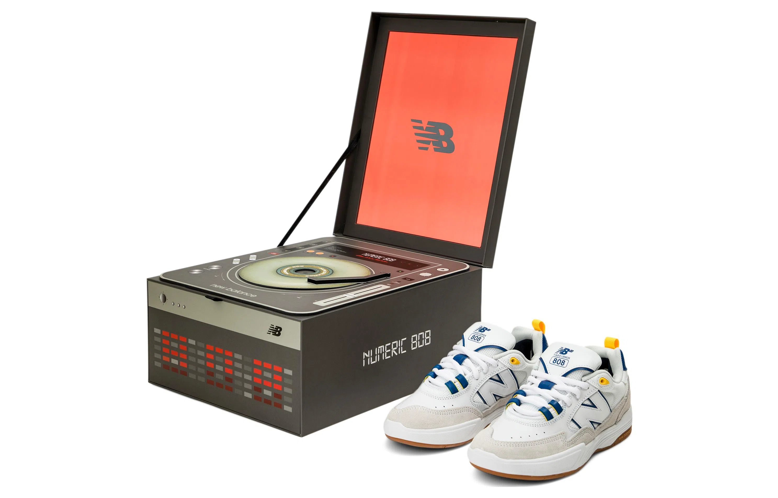 New Balance Numeric Tiago Lemos 808 White Grey