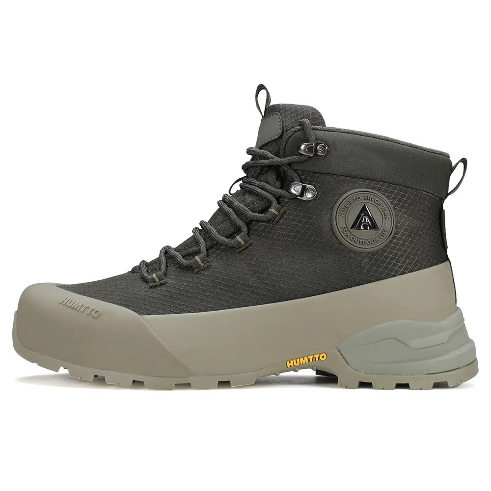 HUMTTO High-top Hiking Shoes Military Green