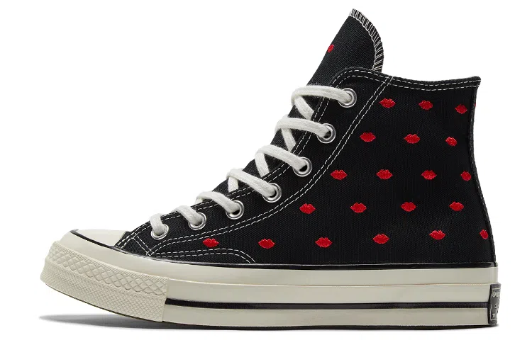 Converse 1970s High Top Black Red