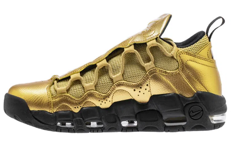 Nike Air More Money Black Gold