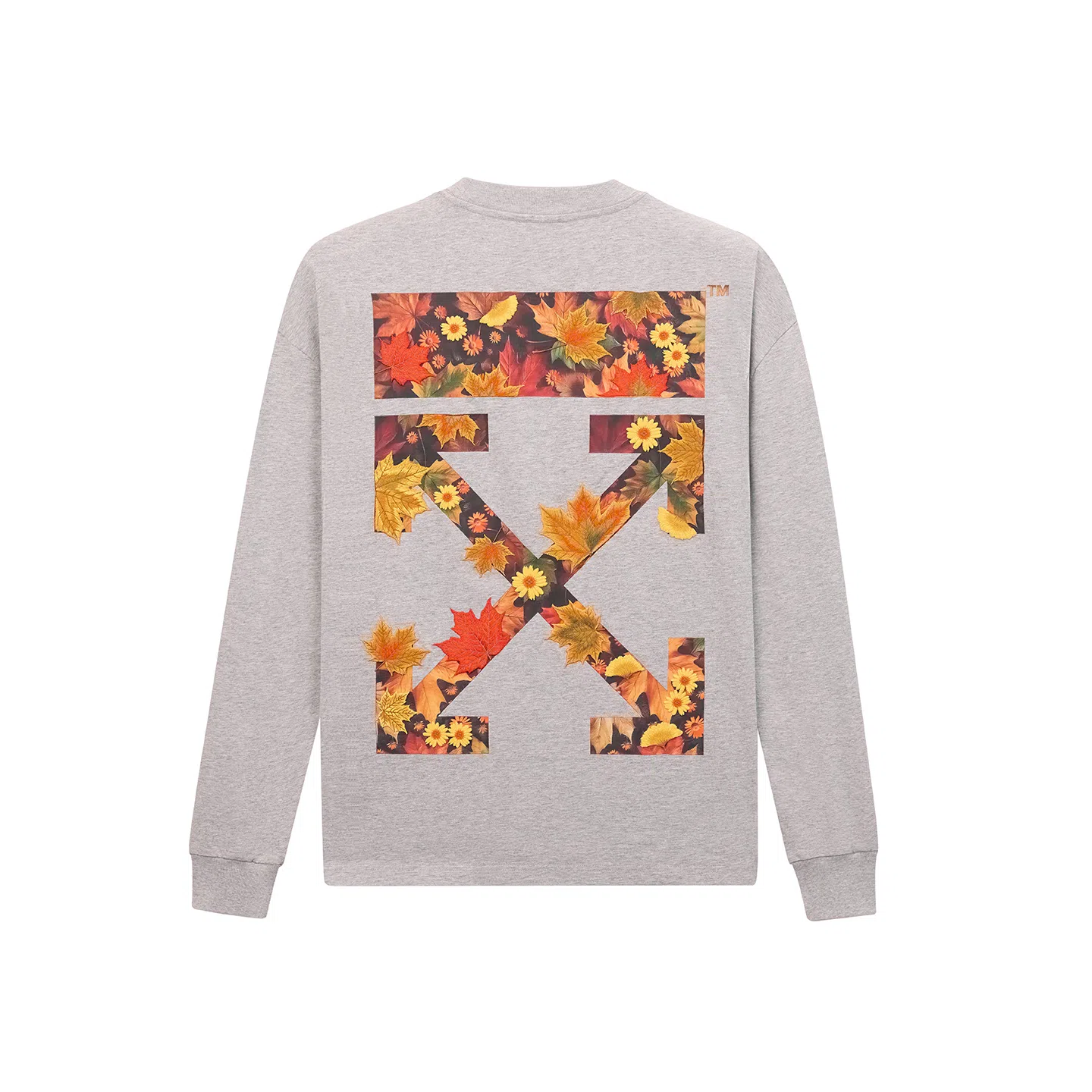 OFF-WHITE Maple Embroidery Long Sleeve Tee