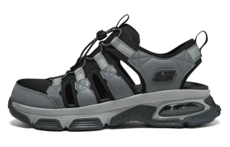Skechers Outdoor Mens Sandals Grey Black