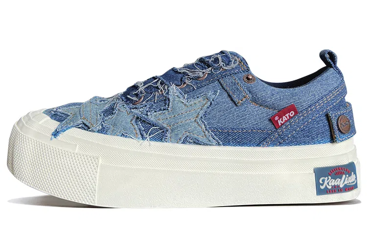 KAALIXTO Denim Canvas Sneakers