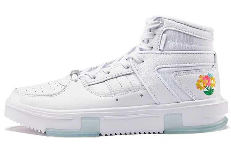 Xtep Lin Shuhao Series High-Top Basketball Shoes Women's White