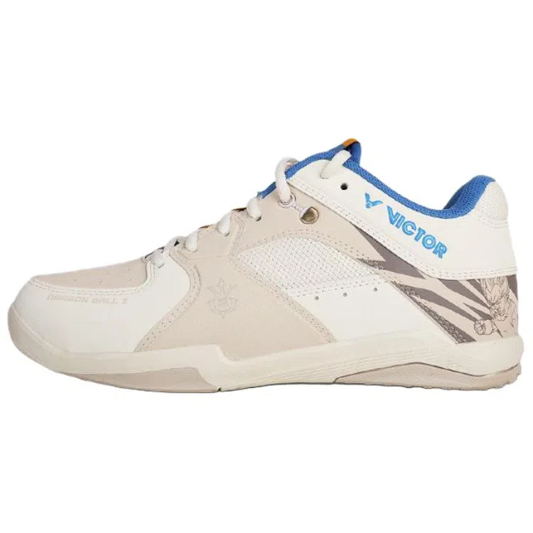 VICTOR Low-Cut Badminton Shoes Ivory White