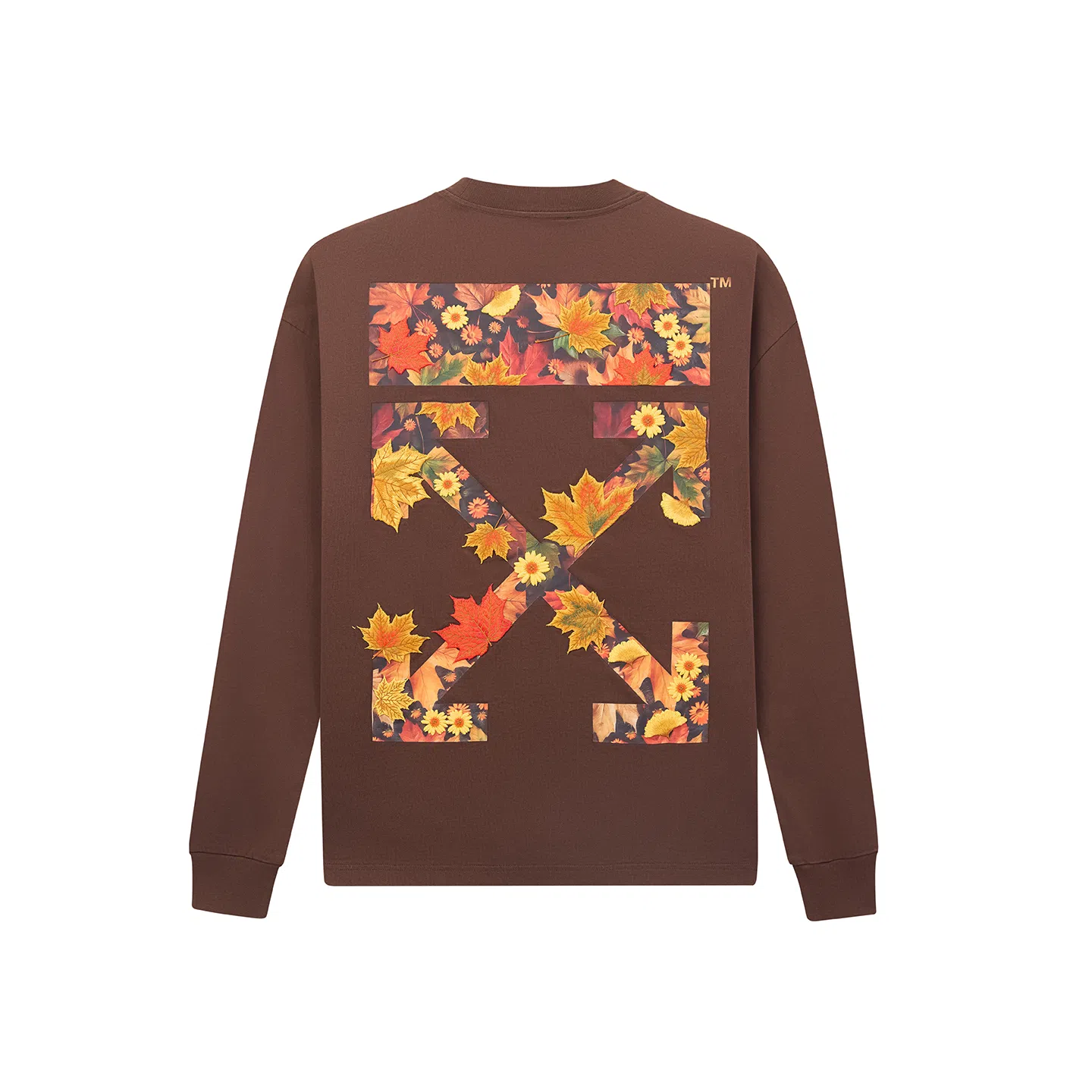 OFF-WHITE Maple Embroidery Long Sleeve Tee