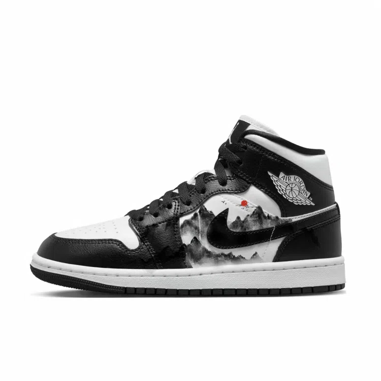 Jordan Air Jordan 1 Mid Black White Panda