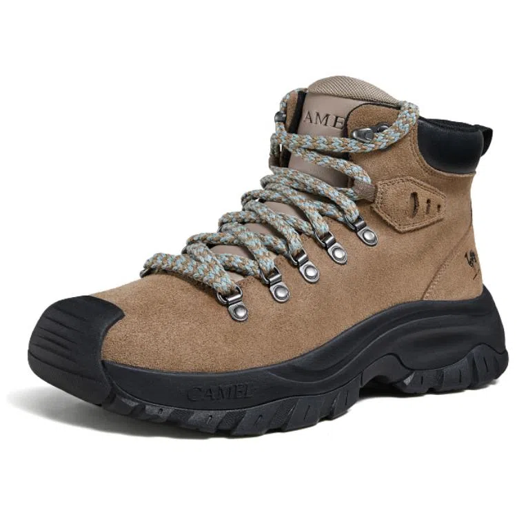 CAMEL High-Top Hiking Shoes