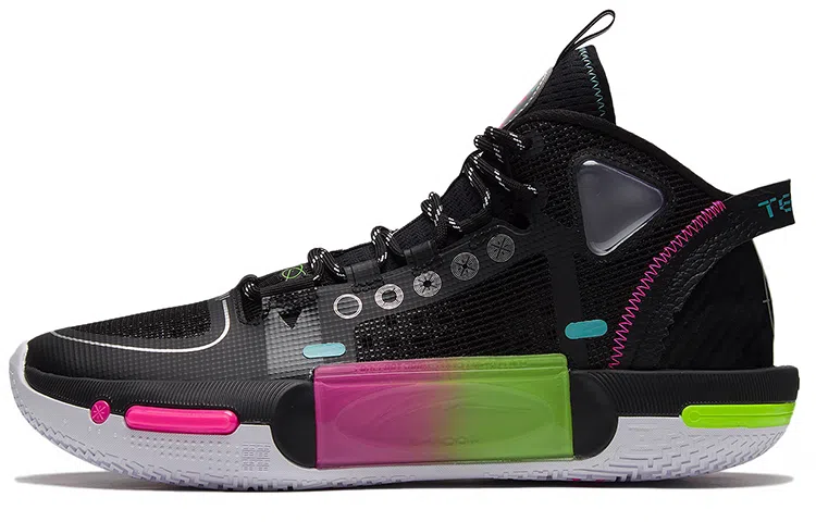 LiNing Phantom 4 Black Green Purple