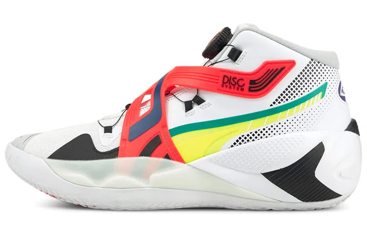 PUMA Disc Rebirth White Black Yellow