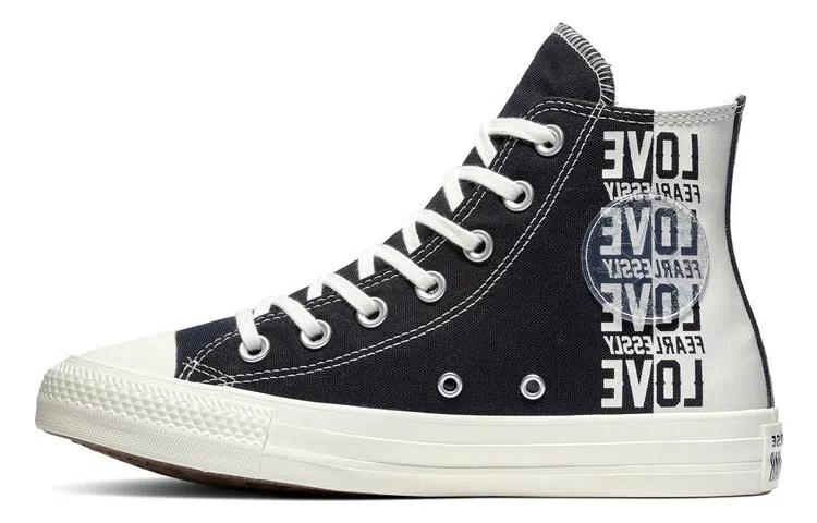 Converse Love Fearlessly Chuck Taylor All Star High Top Black