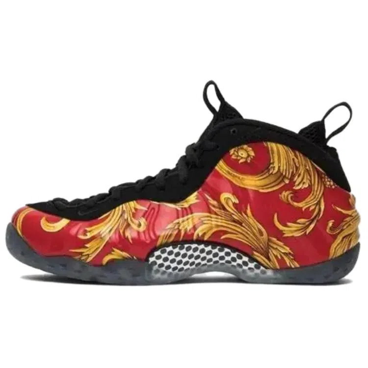 Supreme x Nike Foamposite One Red Gold
