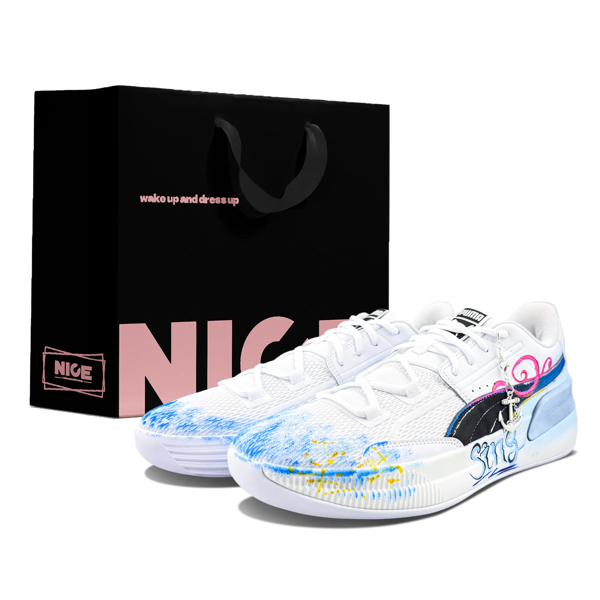 PUMA Clyde Hardwood Team White Blue