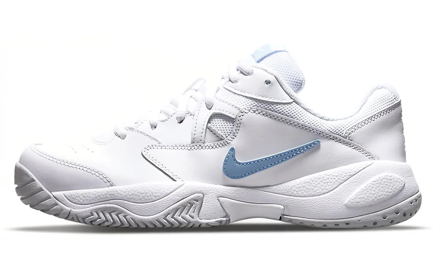 Nike Tennis Shoes Women's White Blue