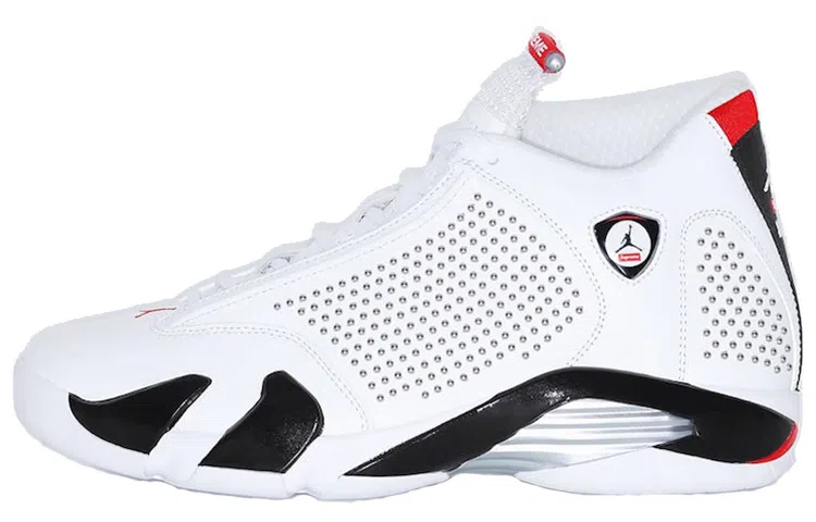 Supreme x Air Jordan 14 Retro White Red