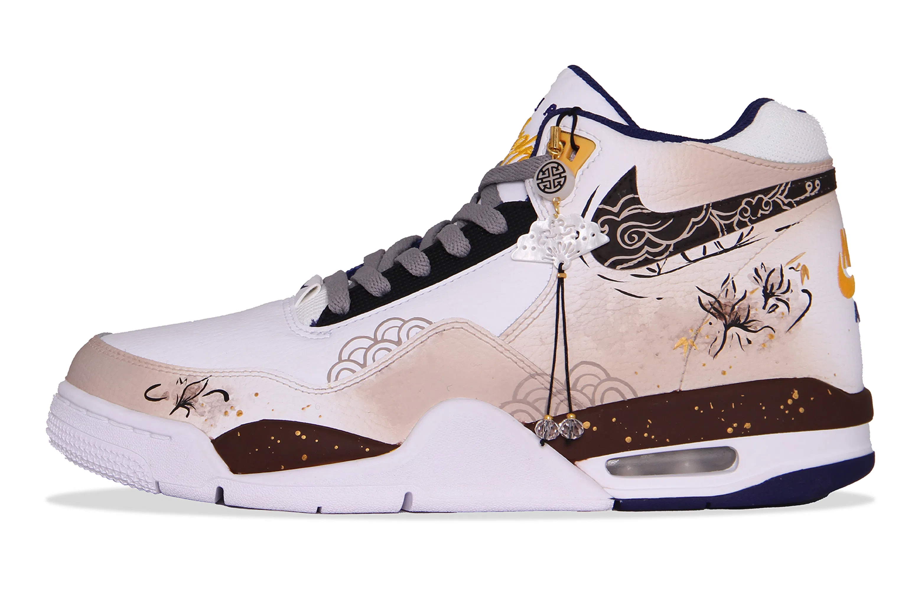 Nike Flight Legacy White Brown Gold