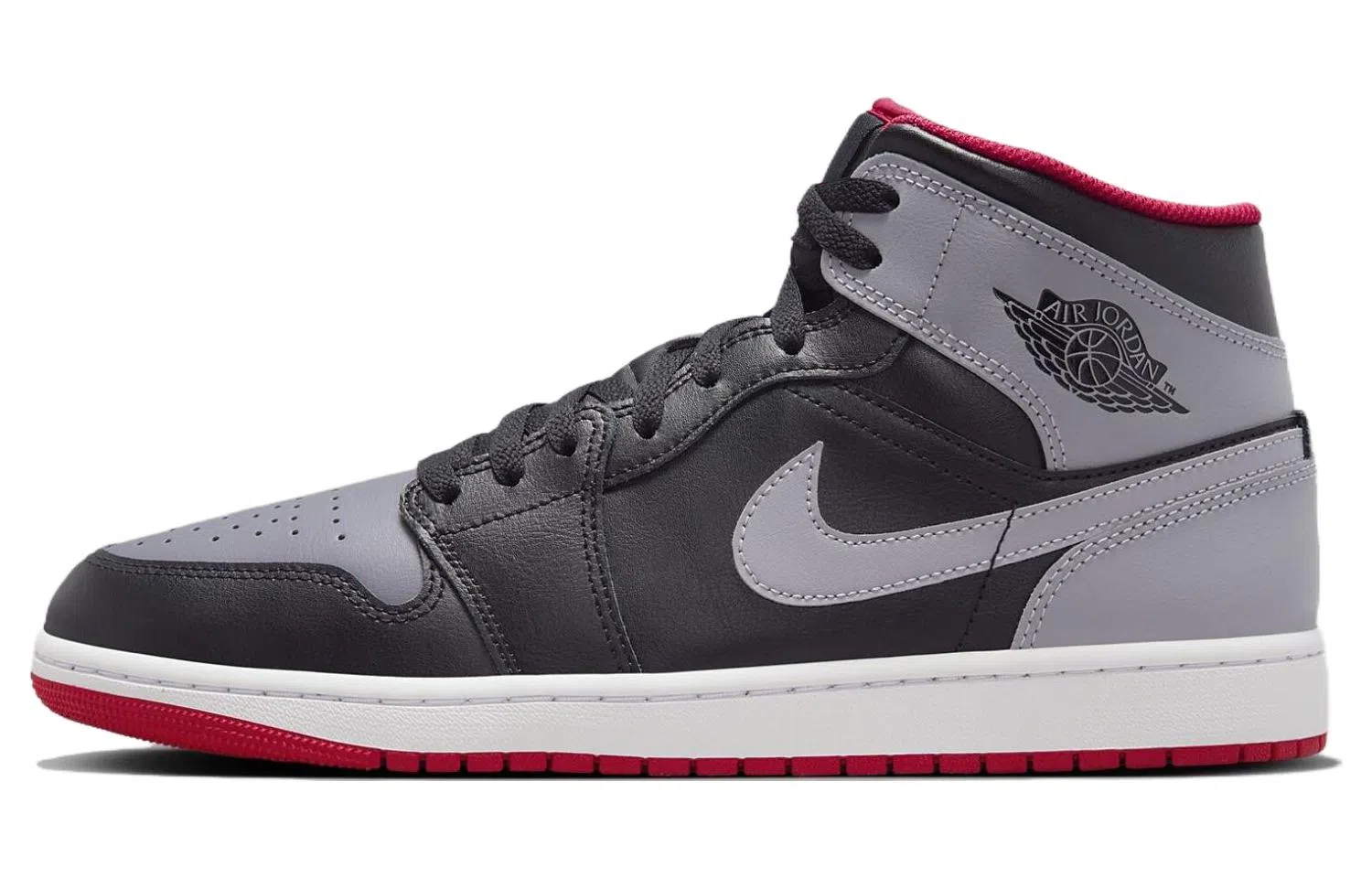 Jordan Air Jordan 1 Mid Grey Black