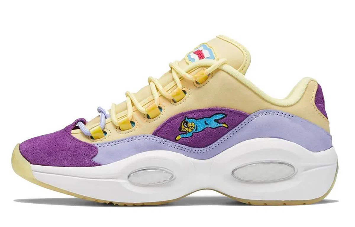 BBC Ice Cream x Reebok Question Low Purple Yellow