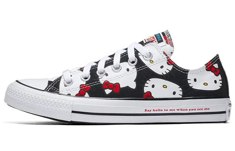 Hello Kitty x Converse Chuck Taylor All Star Low Black White
