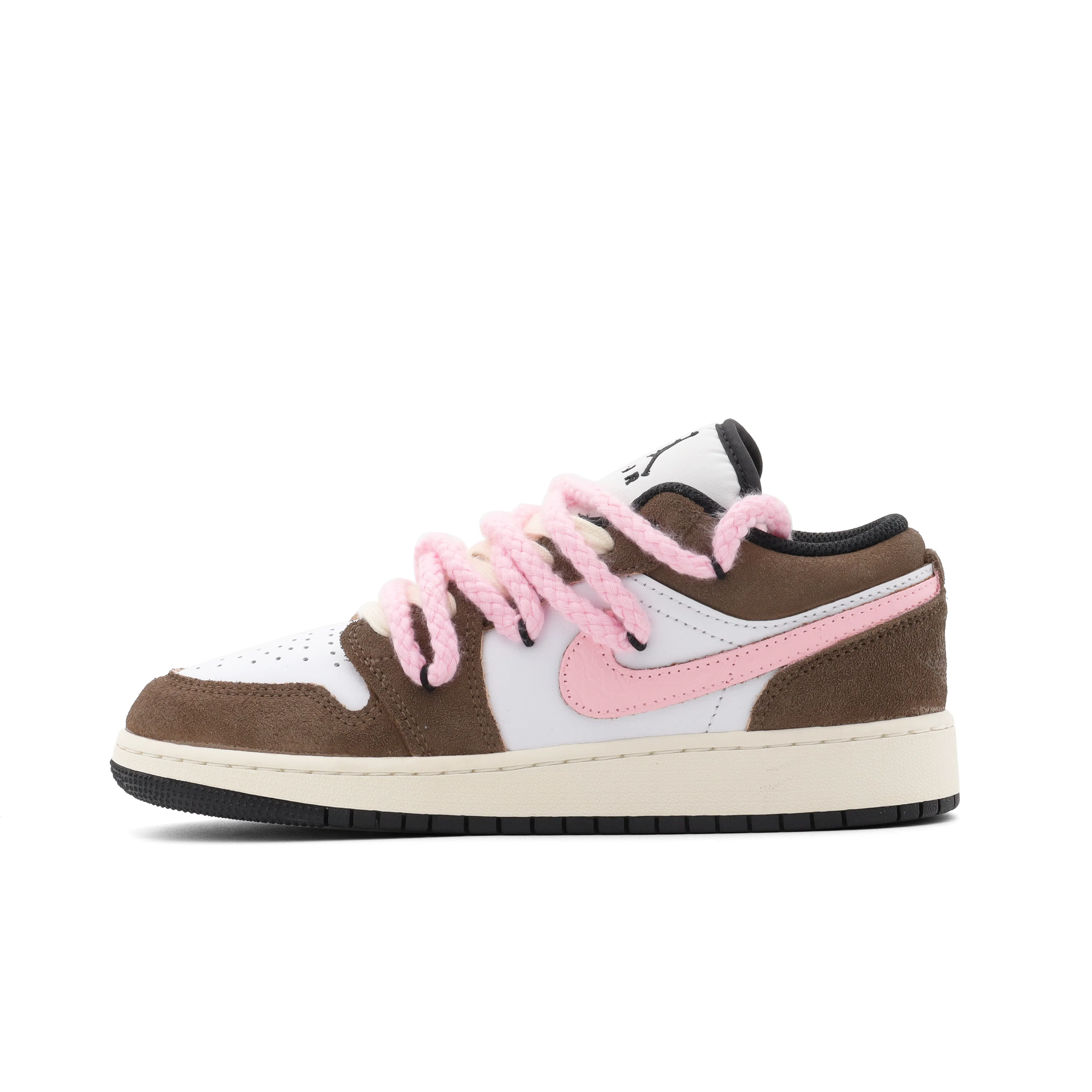 Jordan Air Jordan GS White Brown Pink