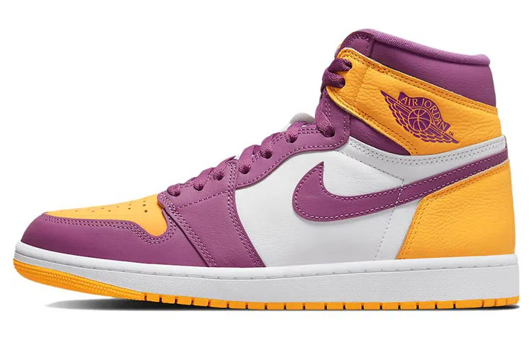 Jordan Air Jordan 1 Retro High OG "University Gold and Light Bordeaux"