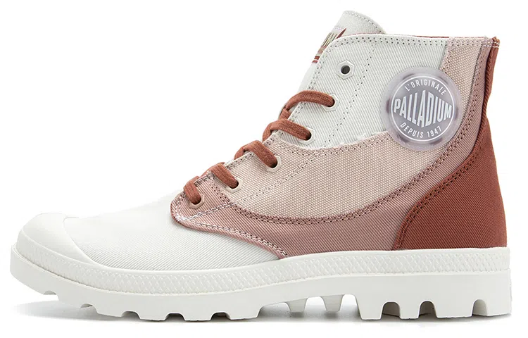 Palladium Pampa High Top White Brown