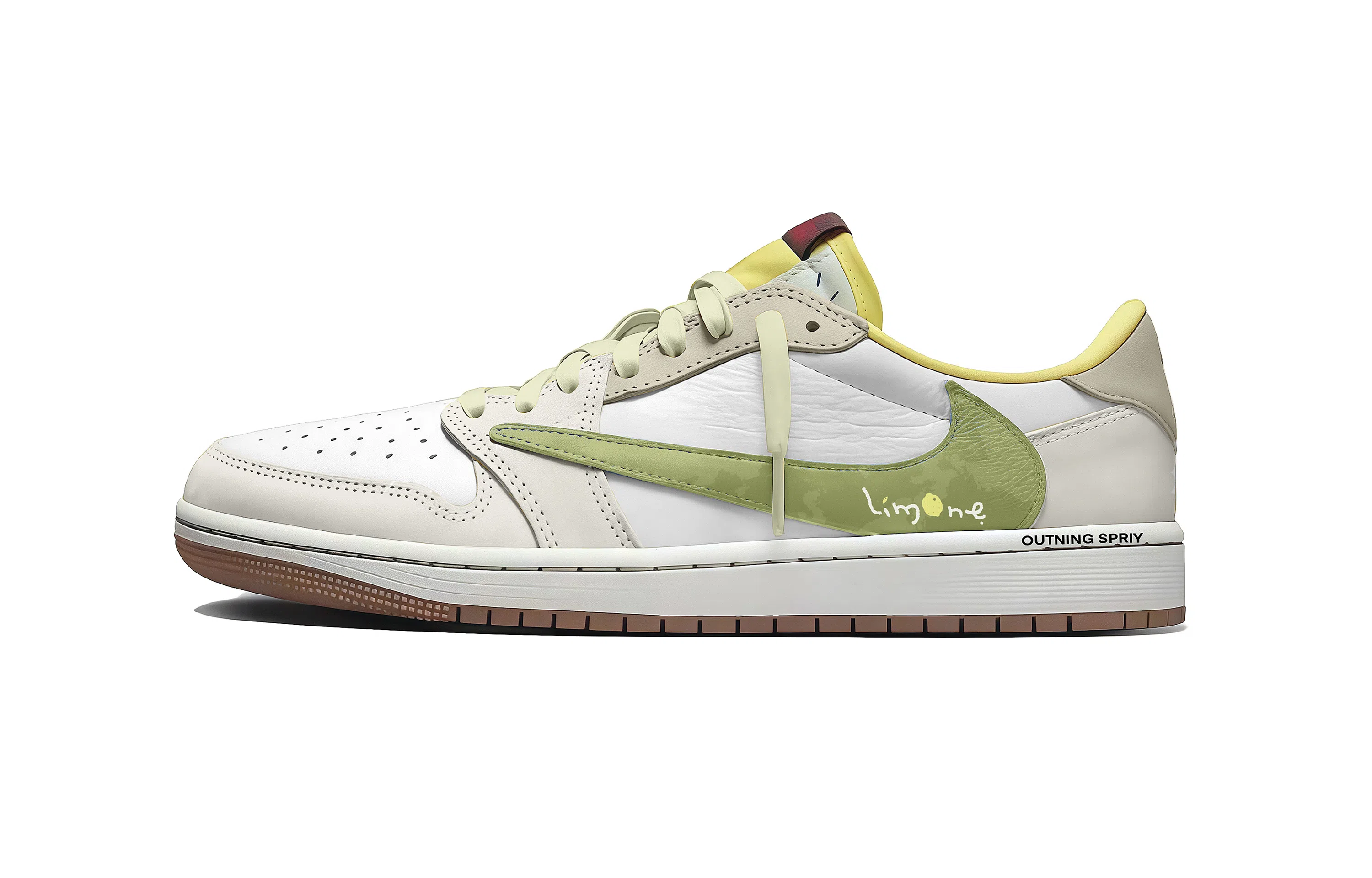 Travis Scott x Air Jordan 1 Low "Green Grey"